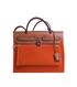 Herbag Zip 31 PM, &pound;1,800, Handbags, Orange, Canvas, Front view